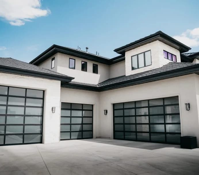 Vidor Aluminum Full View garage door